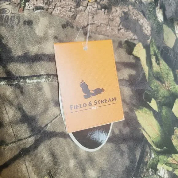 Field & Stream Camo Pants Mens XL Mossy Oak Cargo Twill Utility Camping Hunting - Picture 5 of 13